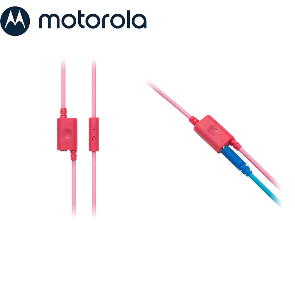 Motorola детски слушалки с кабел MOTO JR200 PINK by Motorola