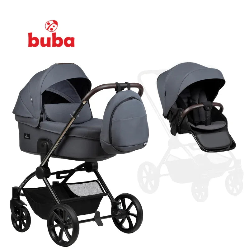 Buba Kanatitza 2в1 бебешка количка 145 Ebony by Buba