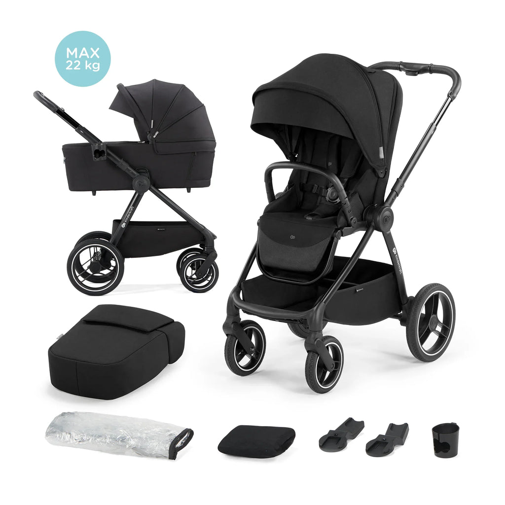 KinderKraft бебешка количка 2в1 NEA MIDNIGHT BLACK by KinderKraft