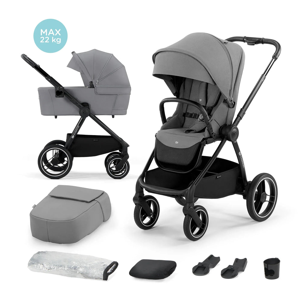 KinderKraft бебешка количка 2в1 NEA PLATINIUM GREY by KinderKraft
