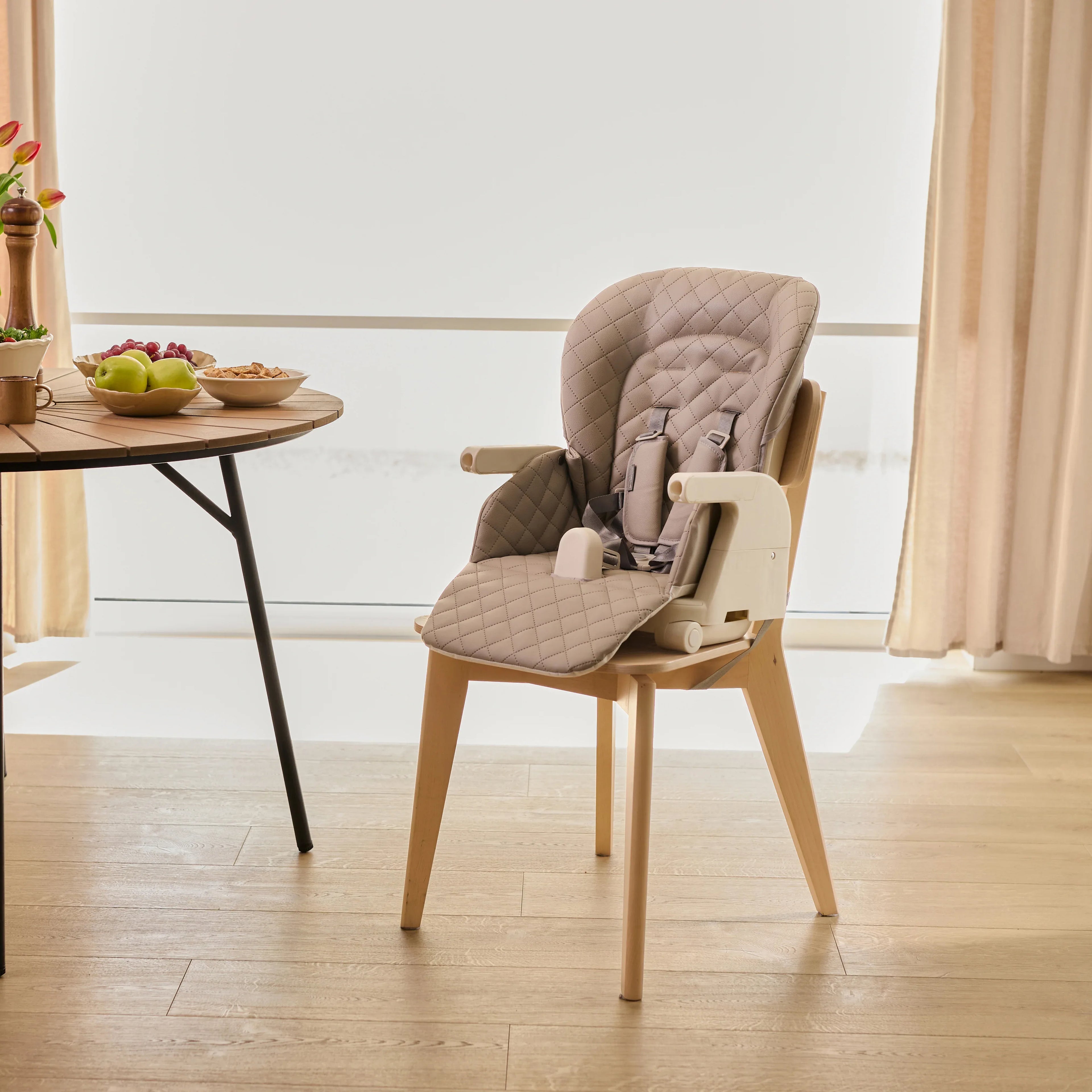 Kinderkraft TULO столче за хранене BEIGE by KinderKraft