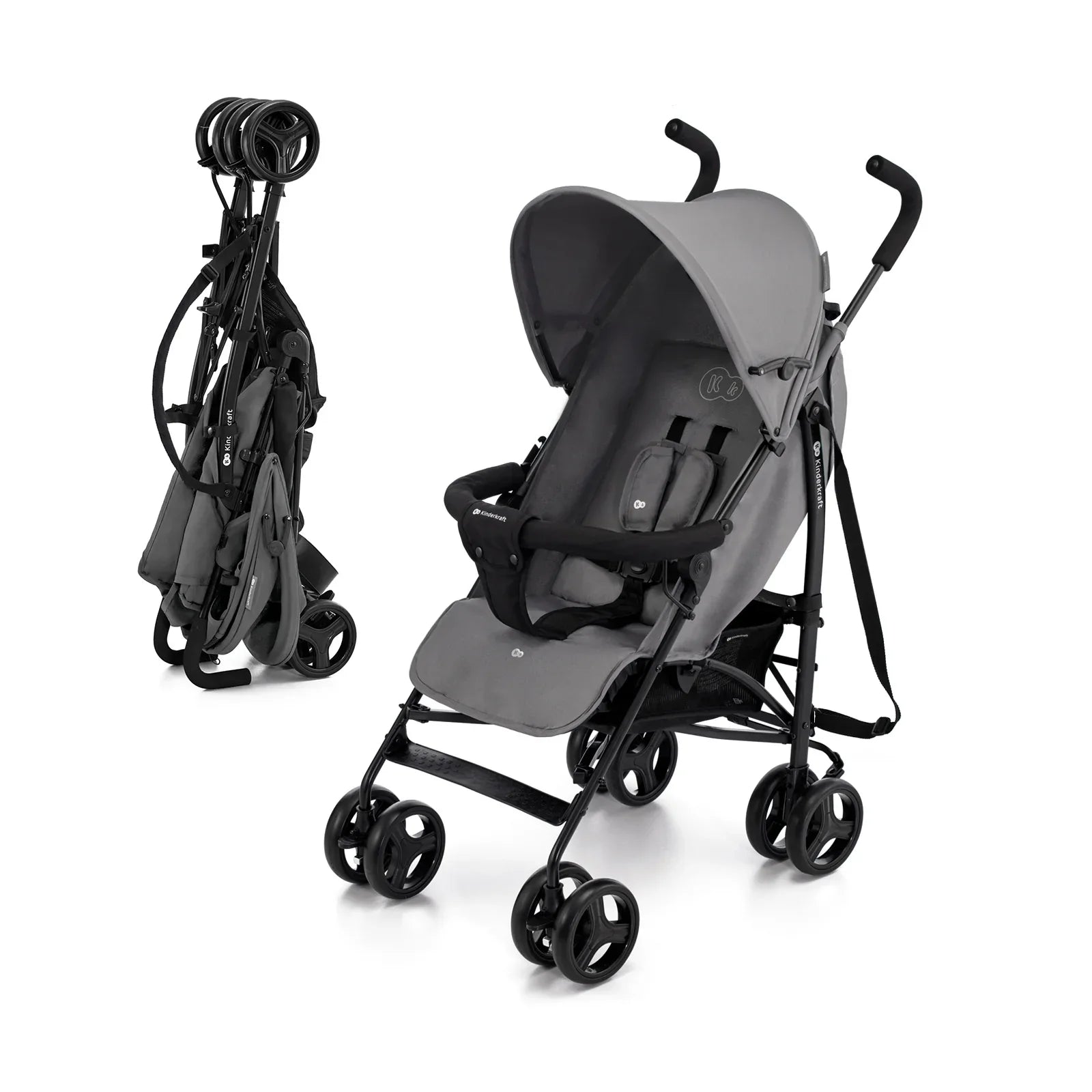 Kinderkraft бебешка количка TIK STONE GREY by KinderKraft