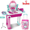 Комплект за игра тоалетка Buba 008-923A, Куфар, Розова by Buba