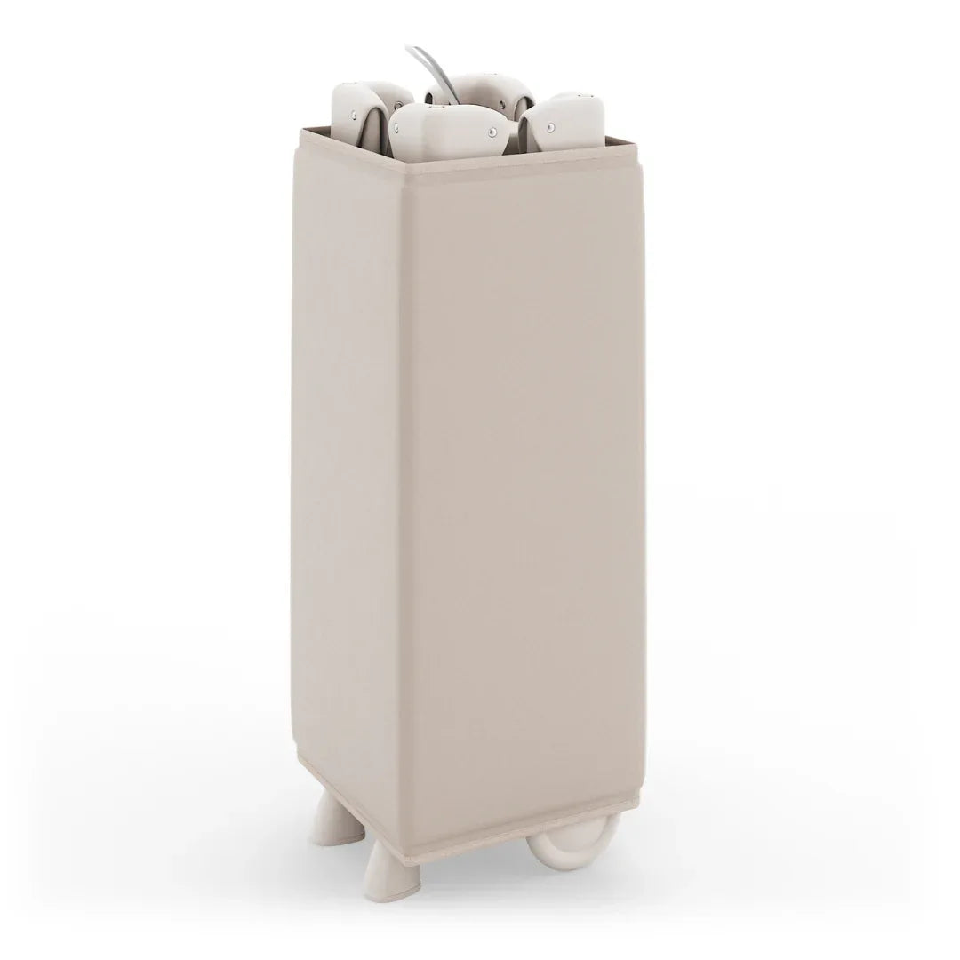 Kinderkraft LEODY UP сгъваема бебешка кошара с аксесоари BEIGE by KinderKraft