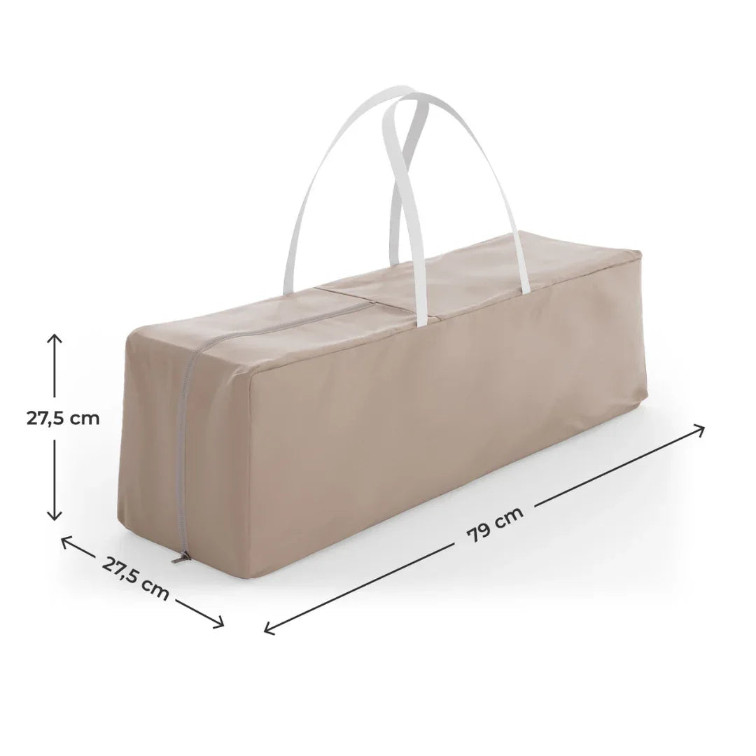 Kinderkraft LEODY UP сгъваема бебешка кошара BEIGE by KinderKraft