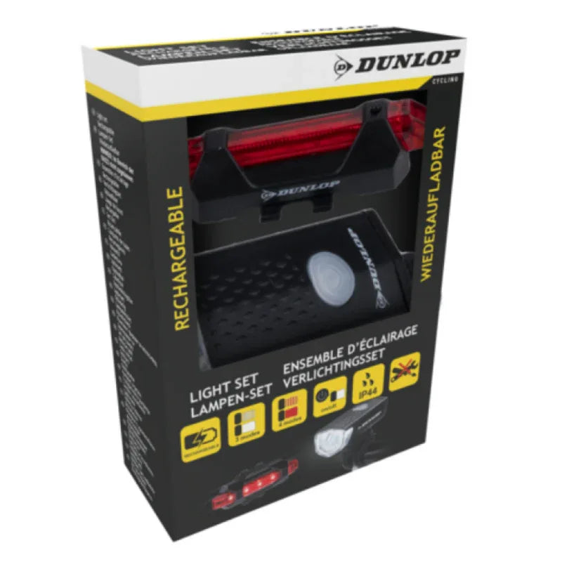 Dunlop комплект акумулаторни LED светлини 2 бр by Dunlop