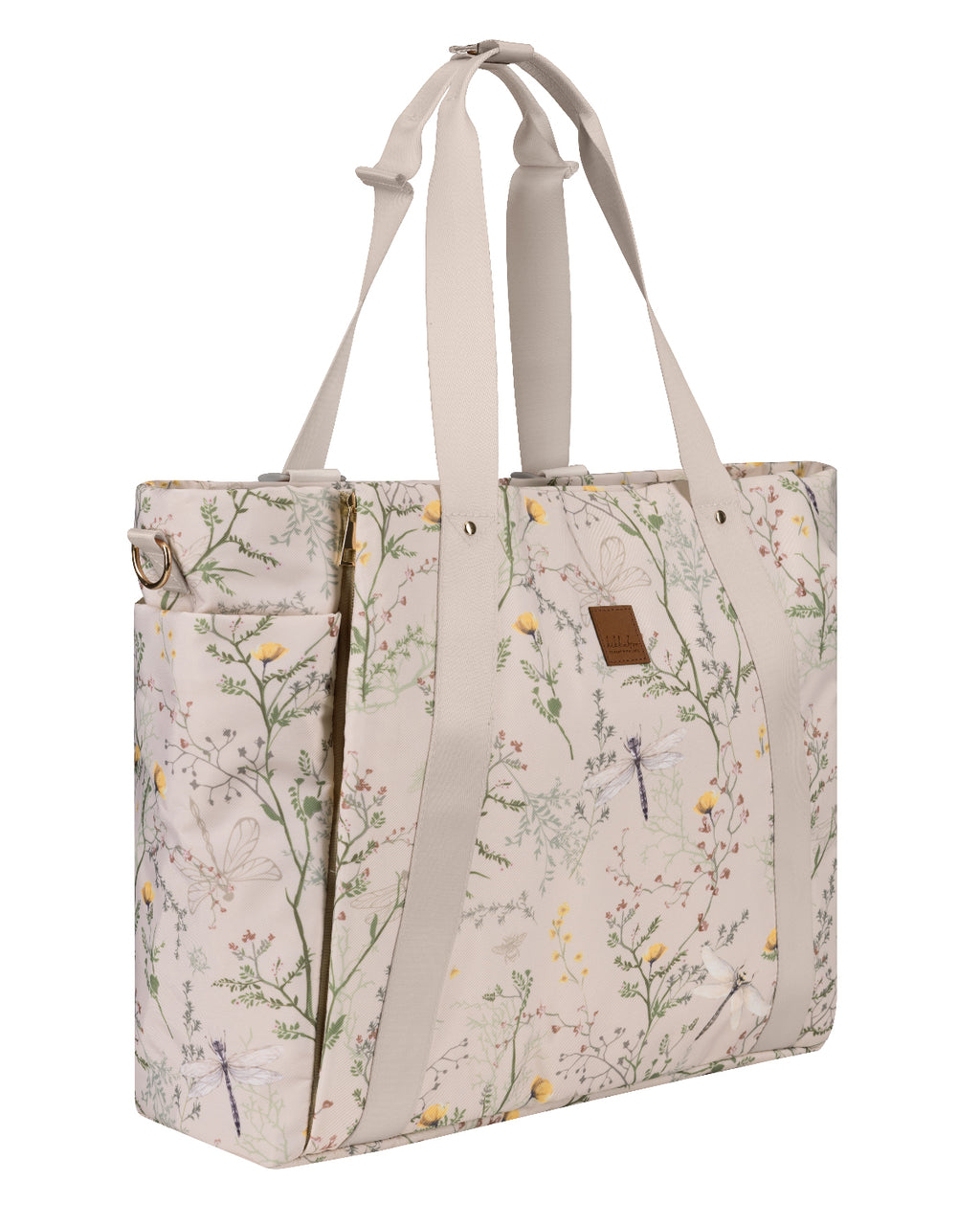 Чанта Florence Secret Garden Beige by Kikkaboo