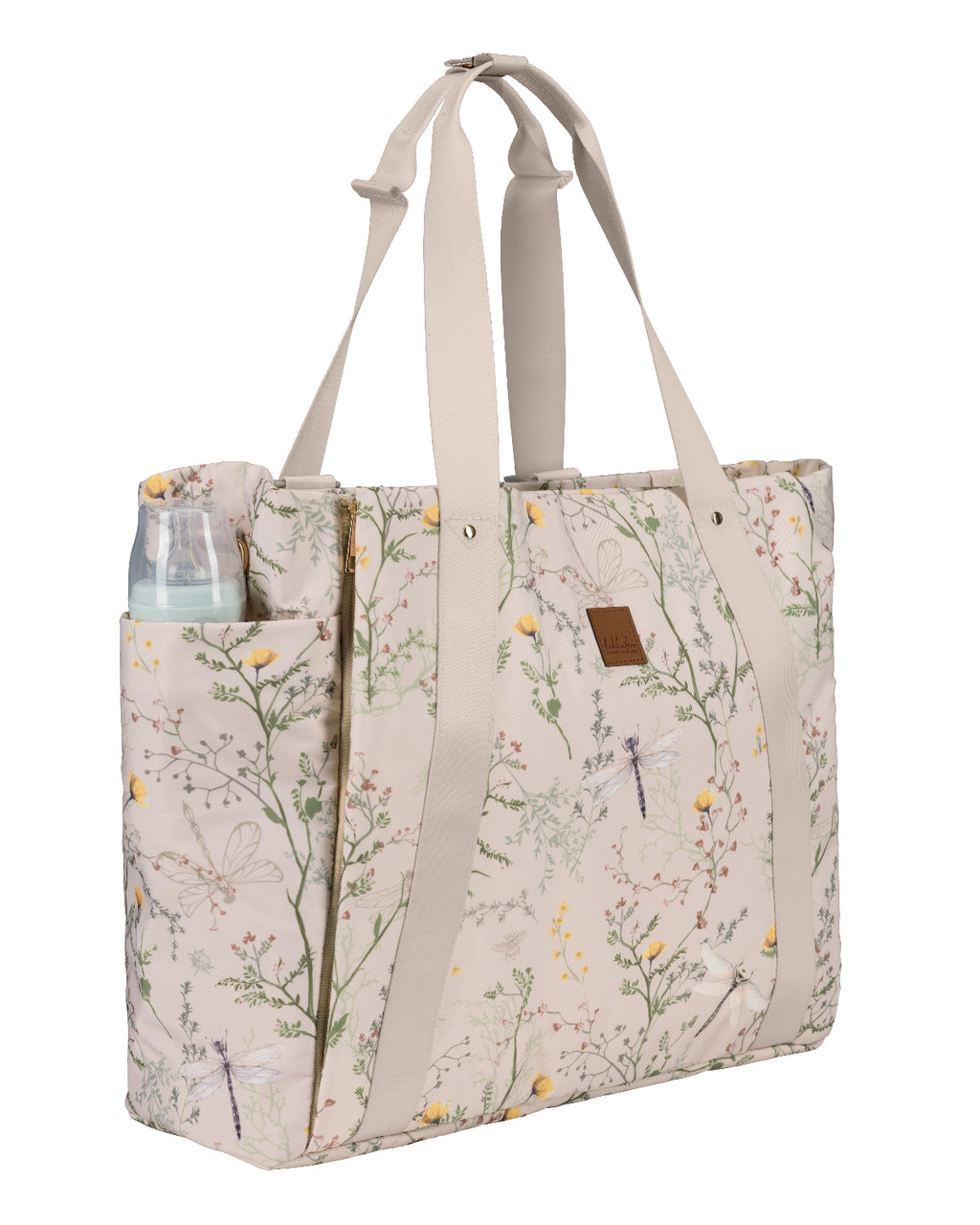 Чанта Florence Secret Garden Beige by Kikkaboo