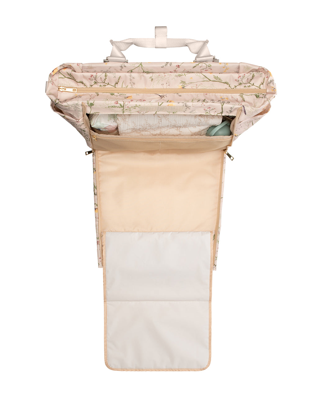 Чанта Florence Secret Garden Beige by Kikkaboo