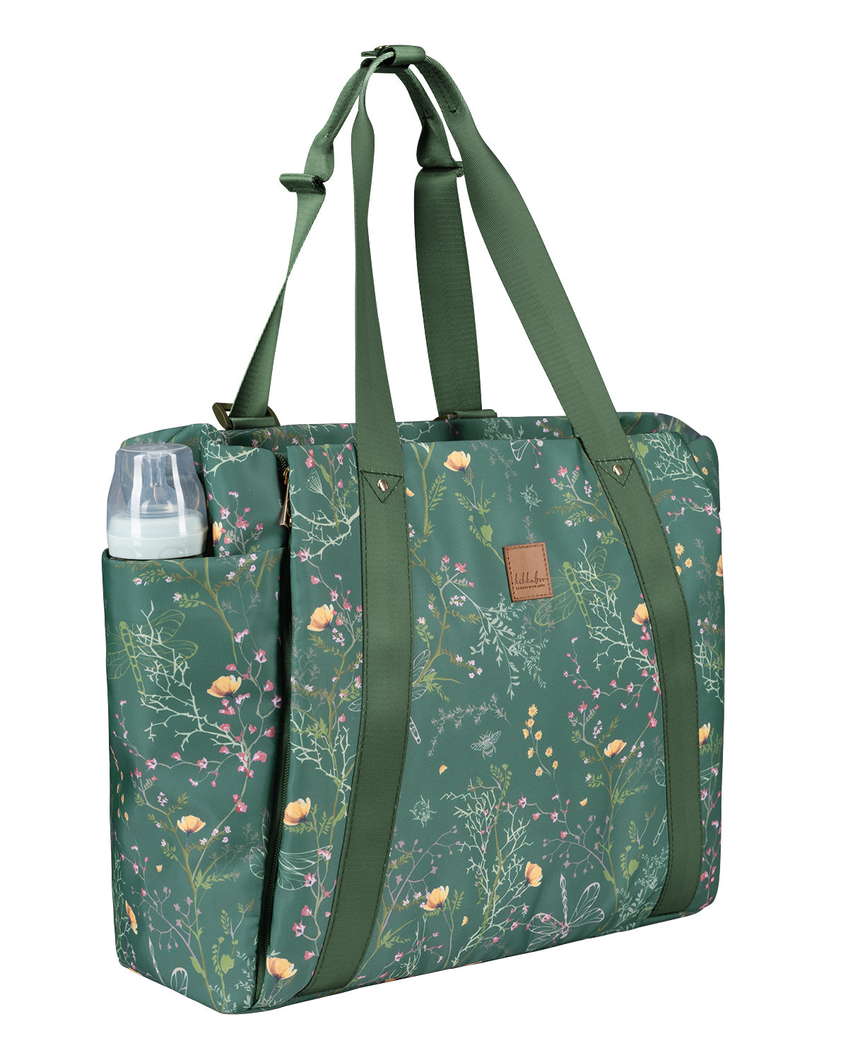 Чанта Florence Secret Garden Green by Kikkaboo