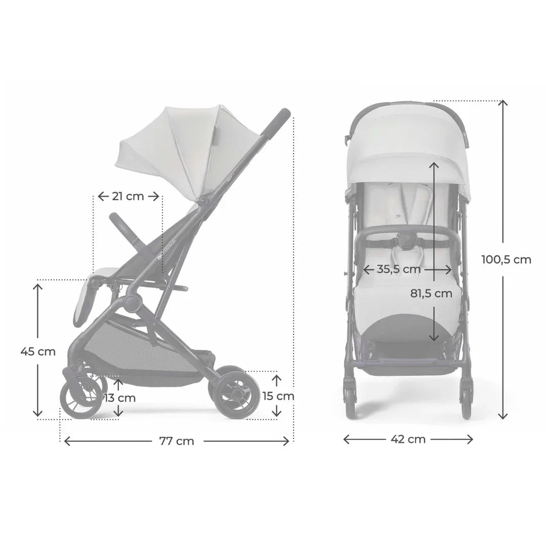 Kinderkraft INDY 3 бебешка количка URBAN GRAY by KinderKraft