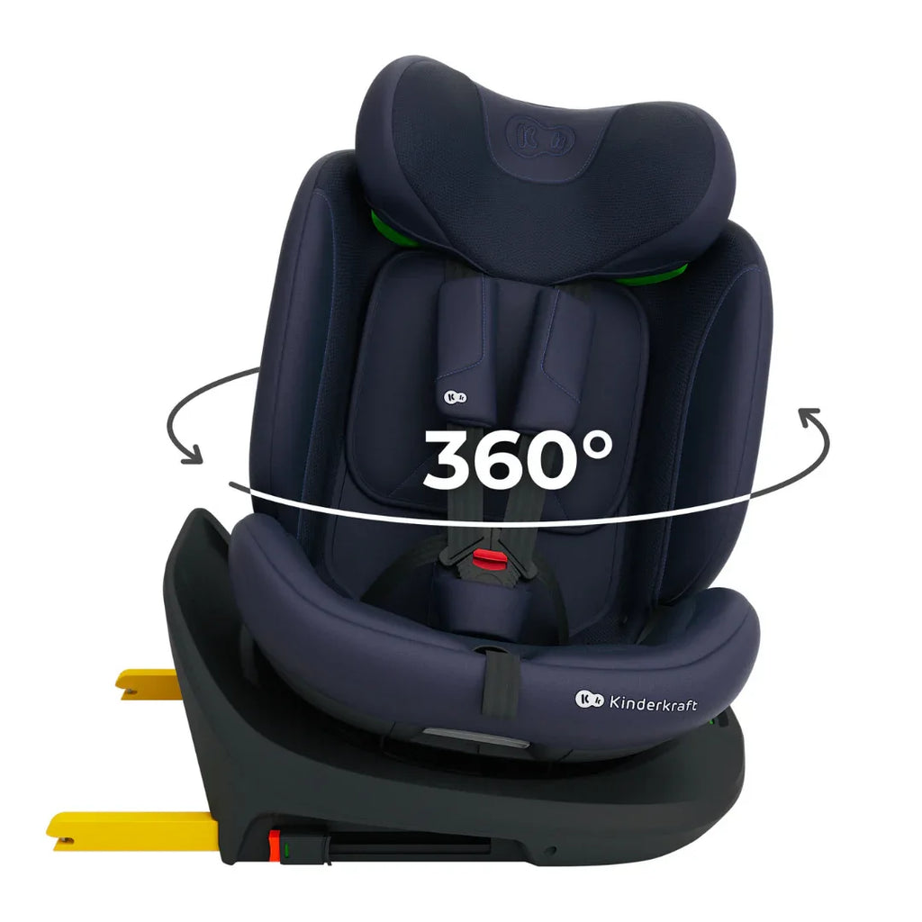Kinderkraft I-Grow 2 PLUS столче за кола 40-150 cm NAVY by KinderKraft