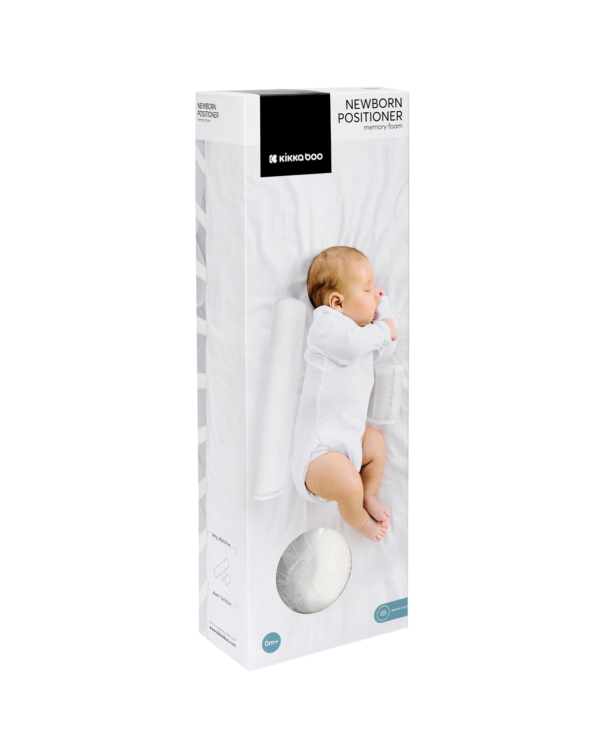 Мемори позиционер за новородено Airknit White by Kikkaboo