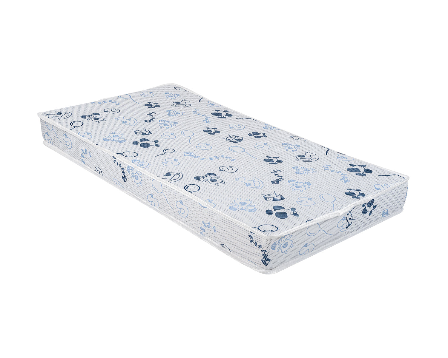 Матрак Memory Comfort 60х120х12см Horses Blue by Kikkaboo