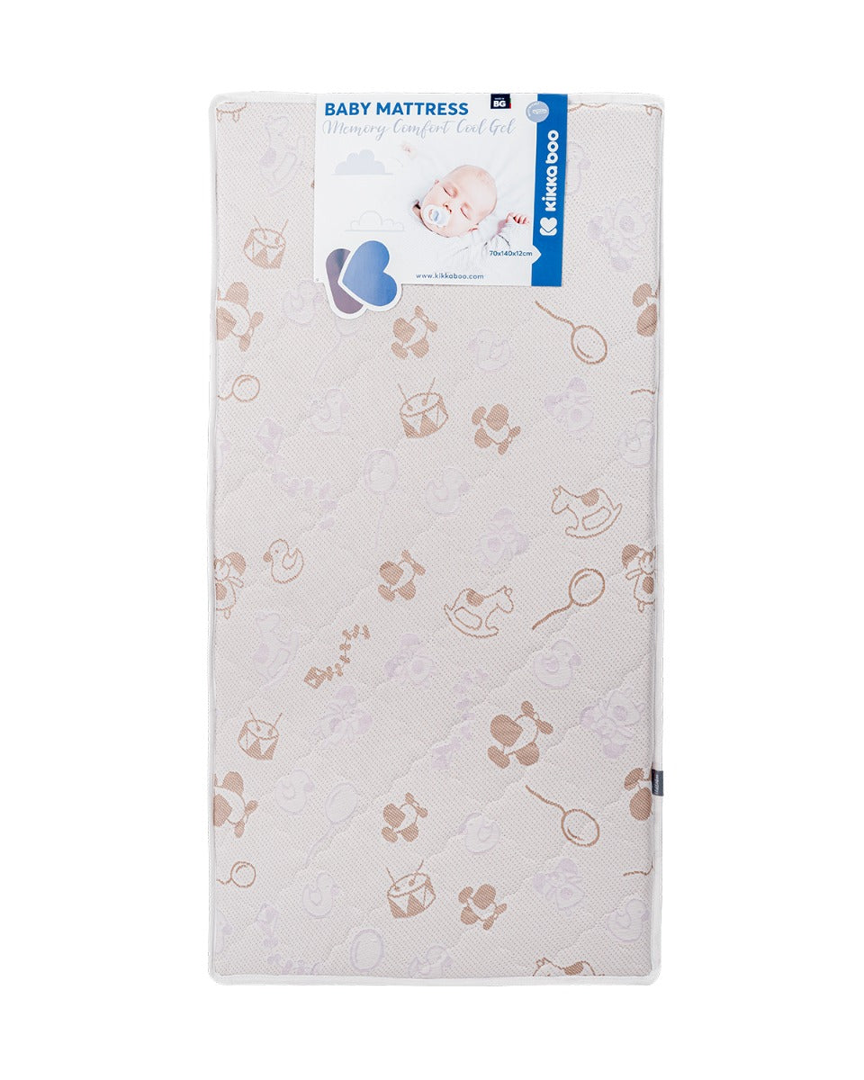 Матрак Memory Comfort Cool gel 70х140х12см Horses Pink by Kikkaboo