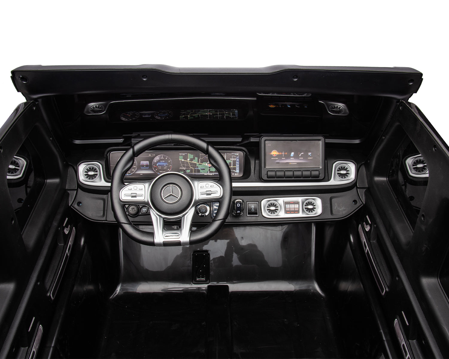 Акумулаторна кола Licensed Mercedes Benz AMG G63 4*4 Black by Kikkaboo
