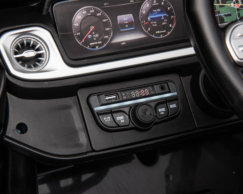 Акумулаторна кола Licensed Mercedes Benz AMG G63 4*4 Black by Kikkaboo