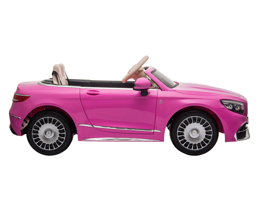 Акумулаторна кола Licensed Mercedes Maybach S650 CABRIOLET Pink by Kikkaboo