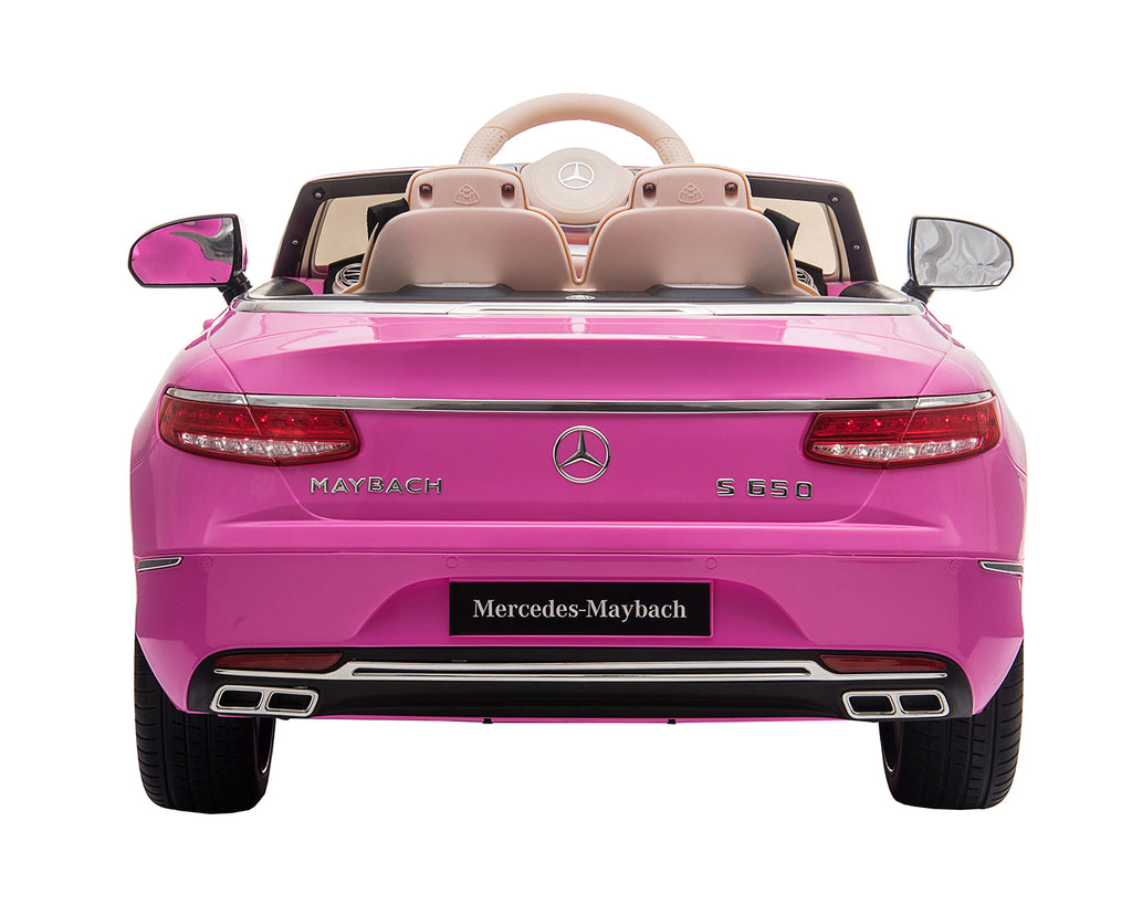 Акумулаторна кола Licensed Mercedes Maybach S650 CABRIOLET Pink by Kikkaboo