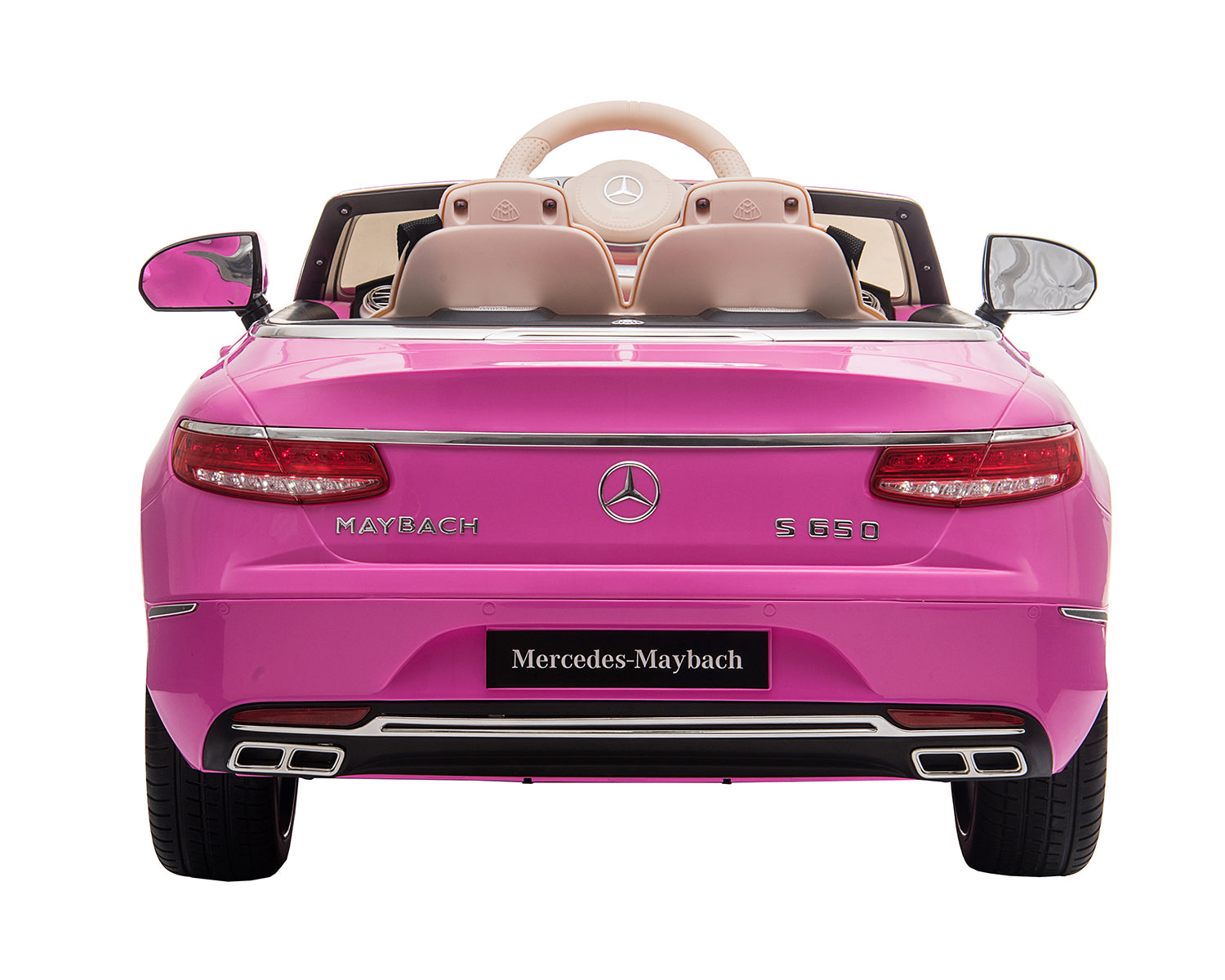 Акумулаторна кола Licensed Mercedes Maybach S650 CABRIOLET Pink by Kikkaboo