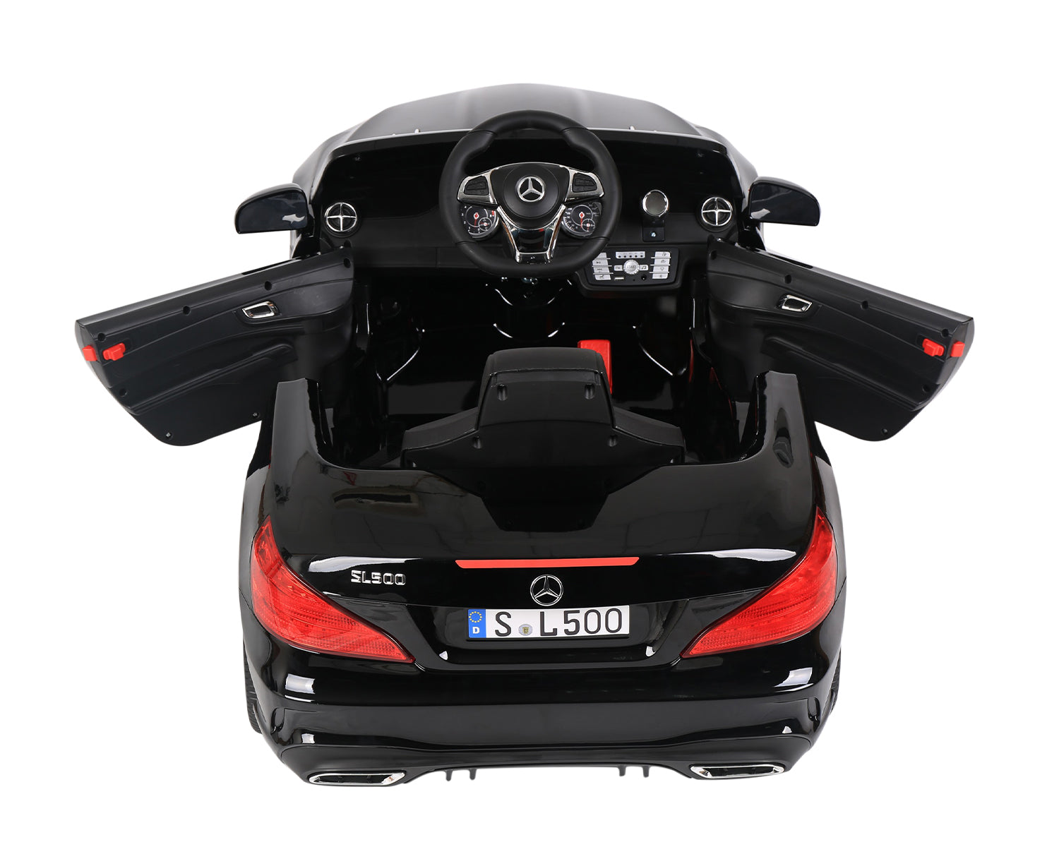 Акумулаторна кола Licensed Mercedes Benz SL500 Black SP by Kikkaboo