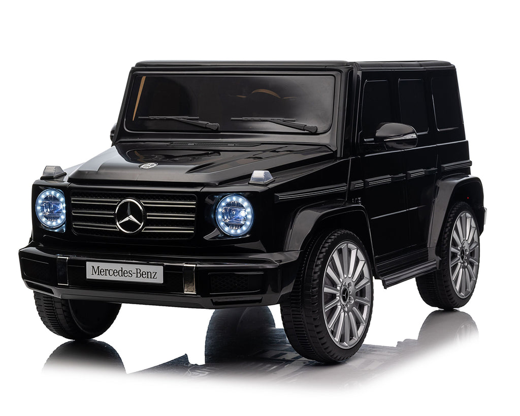 Акумулаторна кола Licensed Mercedes Benz G500 Black + батерия 12V10AH by Kikkaboo