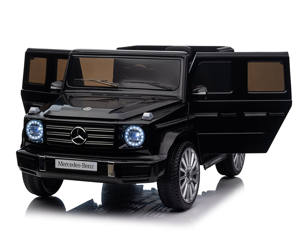 Акумулаторна кола Licensed Mercedes Benz G500 Black + батерия 12V10AH by Kikkaboo