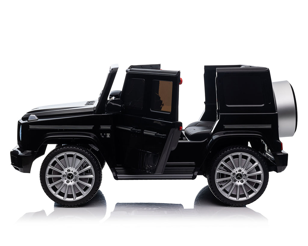 Акумулаторна кола Licensed Mercedes Benz G500 Black + батерия 12V10AH by Kikkaboo