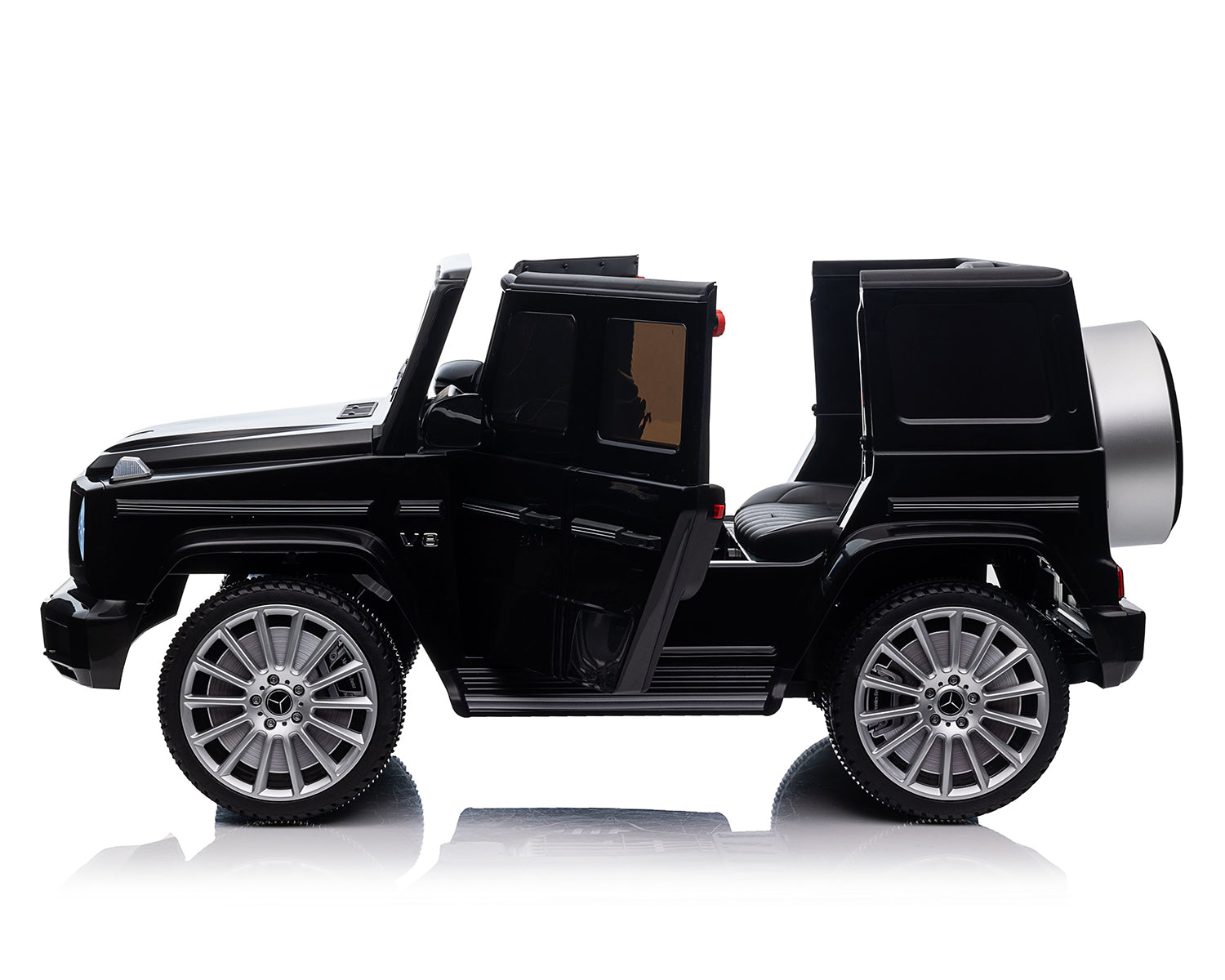 Акумулаторна кола Licensed Mercedes Benz G500 Black + батерия 12V10AH by Kikkaboo