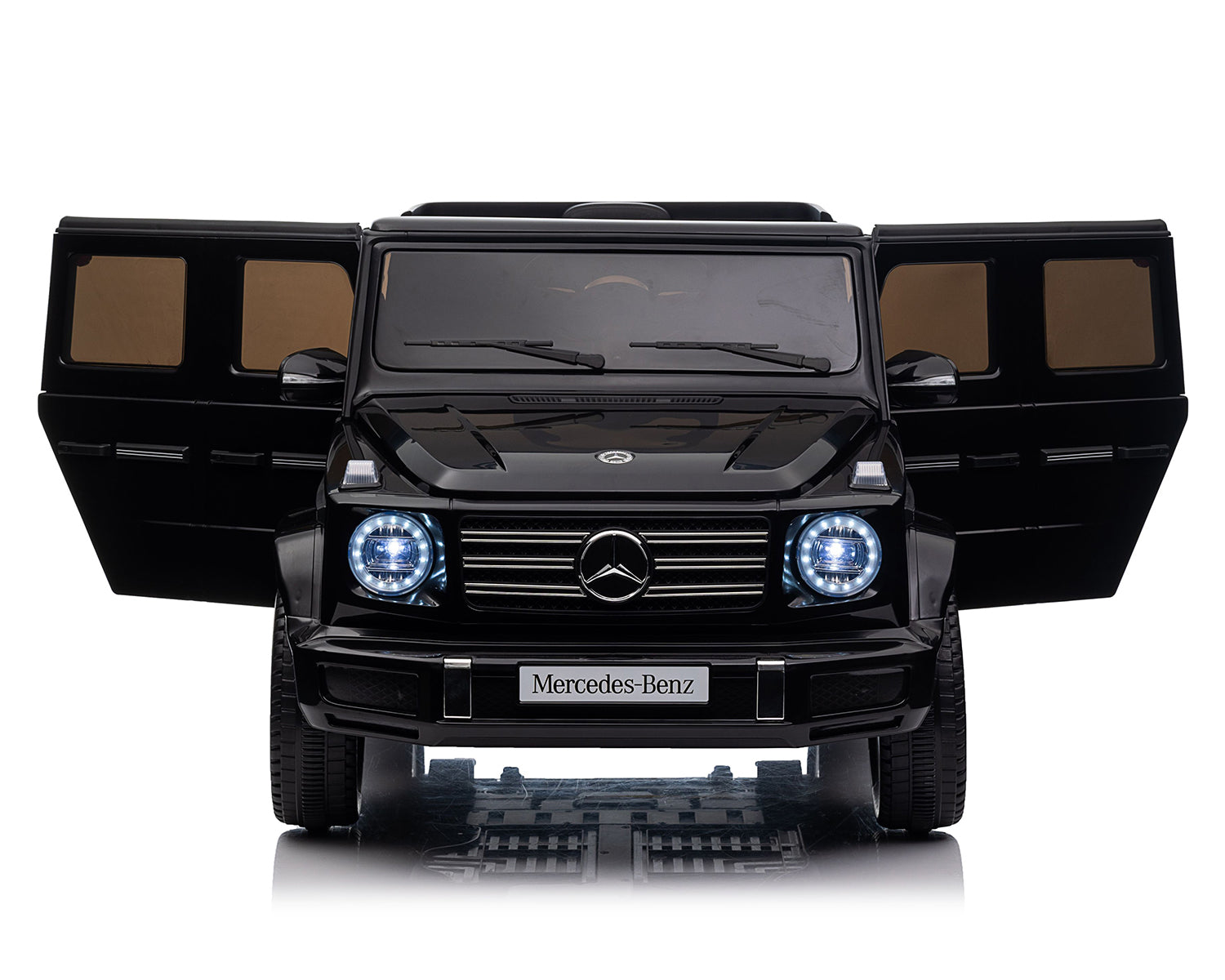 Акумулаторна кола Licensed Mercedes Benz G500 Black + батерия 12V10AH by Kikkaboo