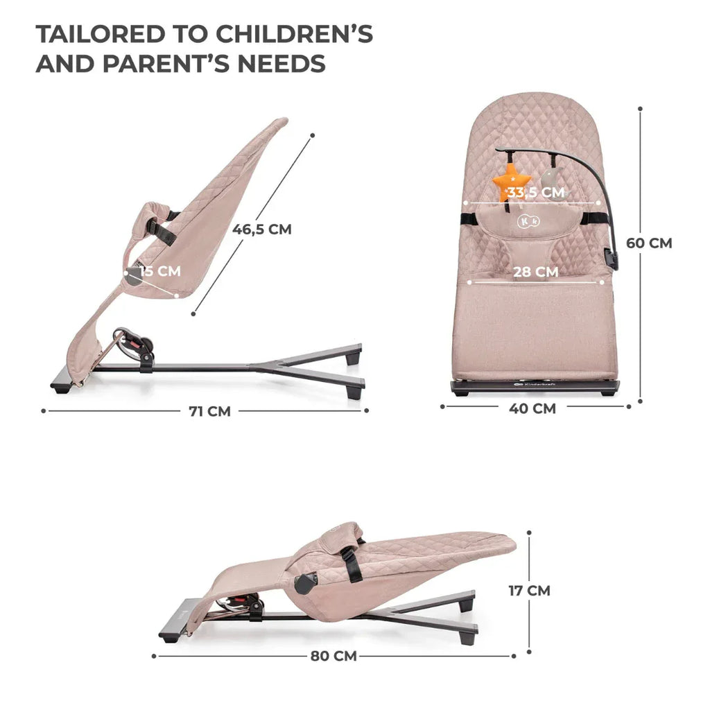 Kinderkraft MIMI шезлонг BEIGE by KinderKraft