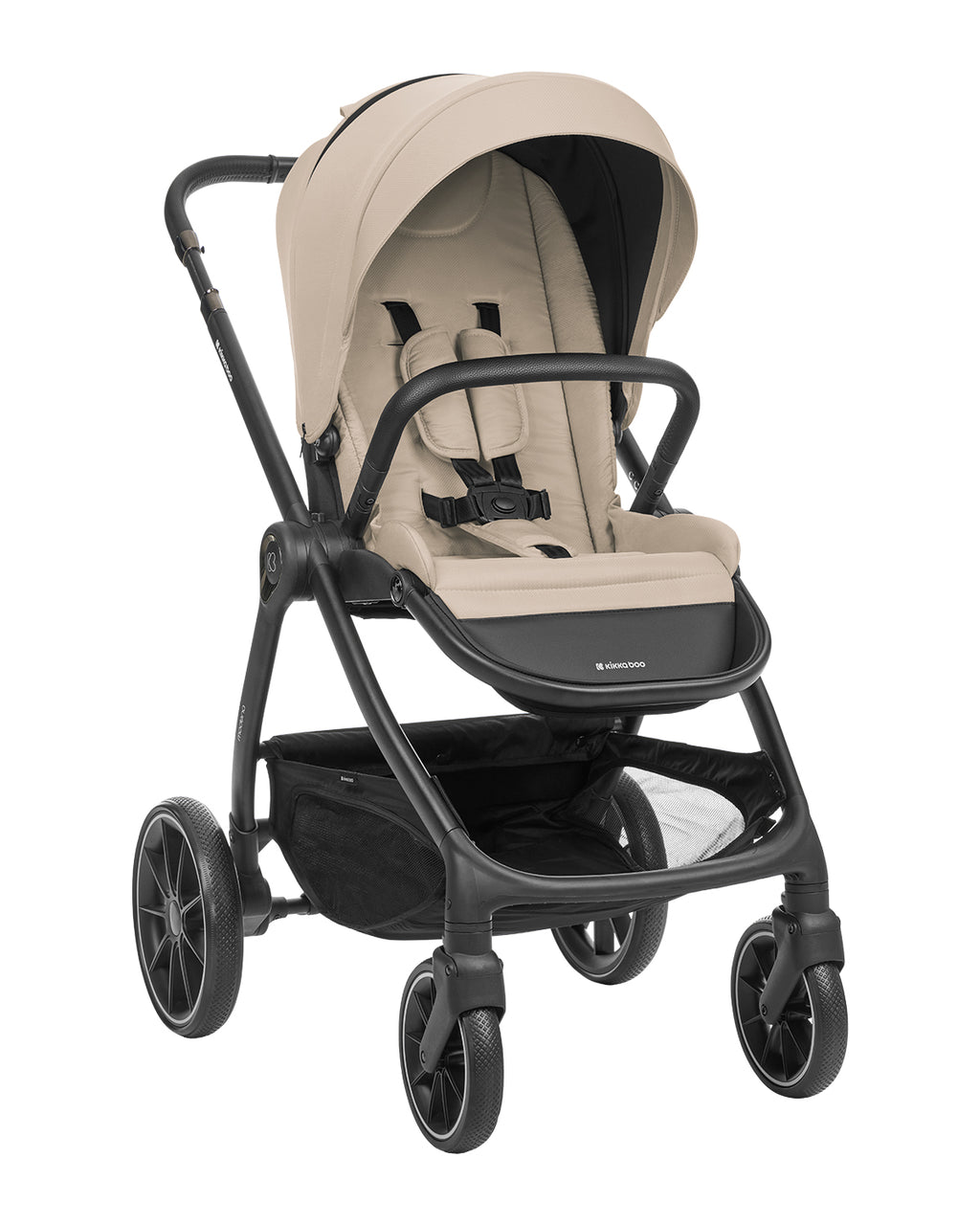 Комбинирана количка 3в1 с кош за новородено Modena Beige by Kikkaboo