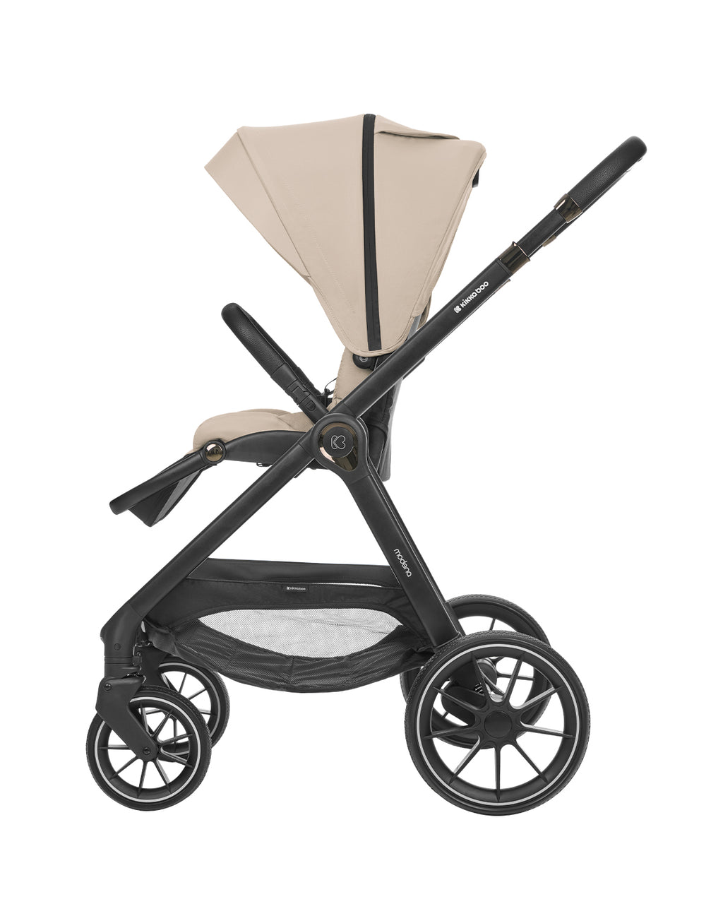 Комбинирана количка 3в1 с кош за новородено Modena Beige by Kikkaboo