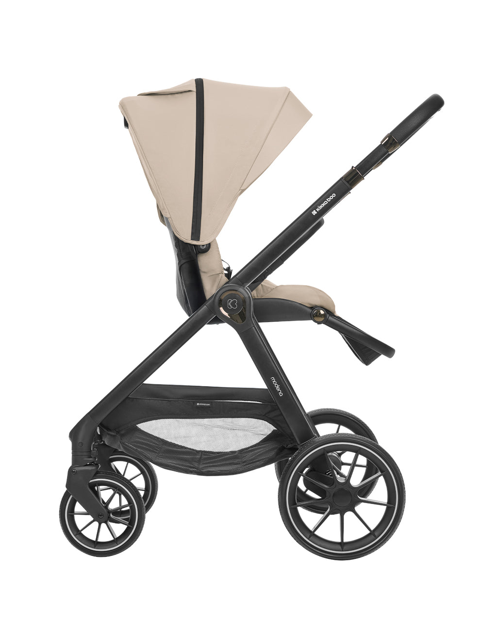 Комбинирана количка 3в1 с кош за новородено Modena Beige by Kikkaboo