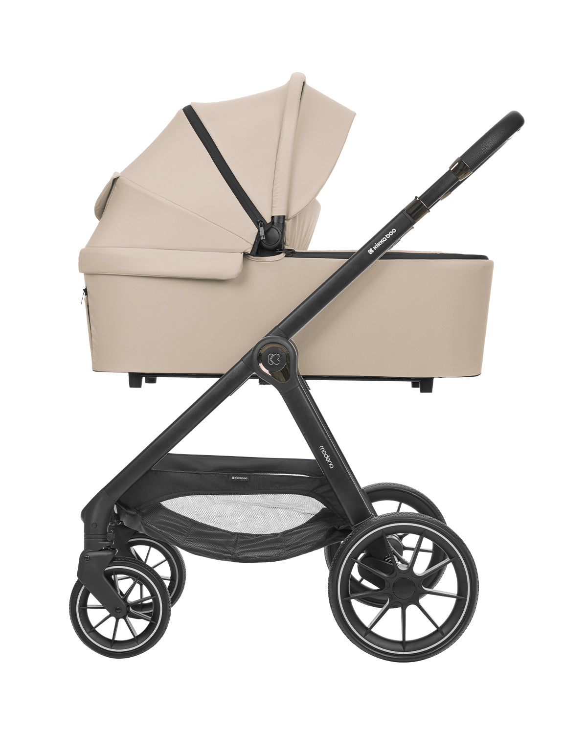 Комбинирана количка 3в1 с кош за новородено Modena Beige by Kikkaboo