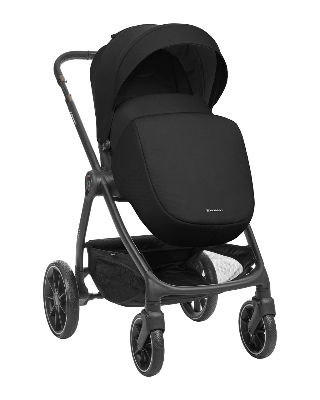 Комбинирана количка 3в1 с кош за новородено Modena Black by Kikkaboo