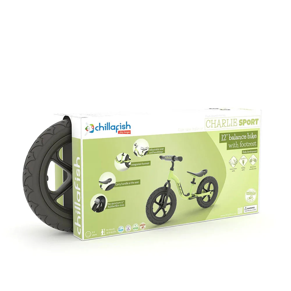 Chillafish Charlie SPORT 12" RS CPCH06PIS колело за баланс Pistachio by Chillafish