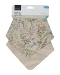 Комплект 2 бр муселинов лигавник Secret Garden Beige by Kikkaboo