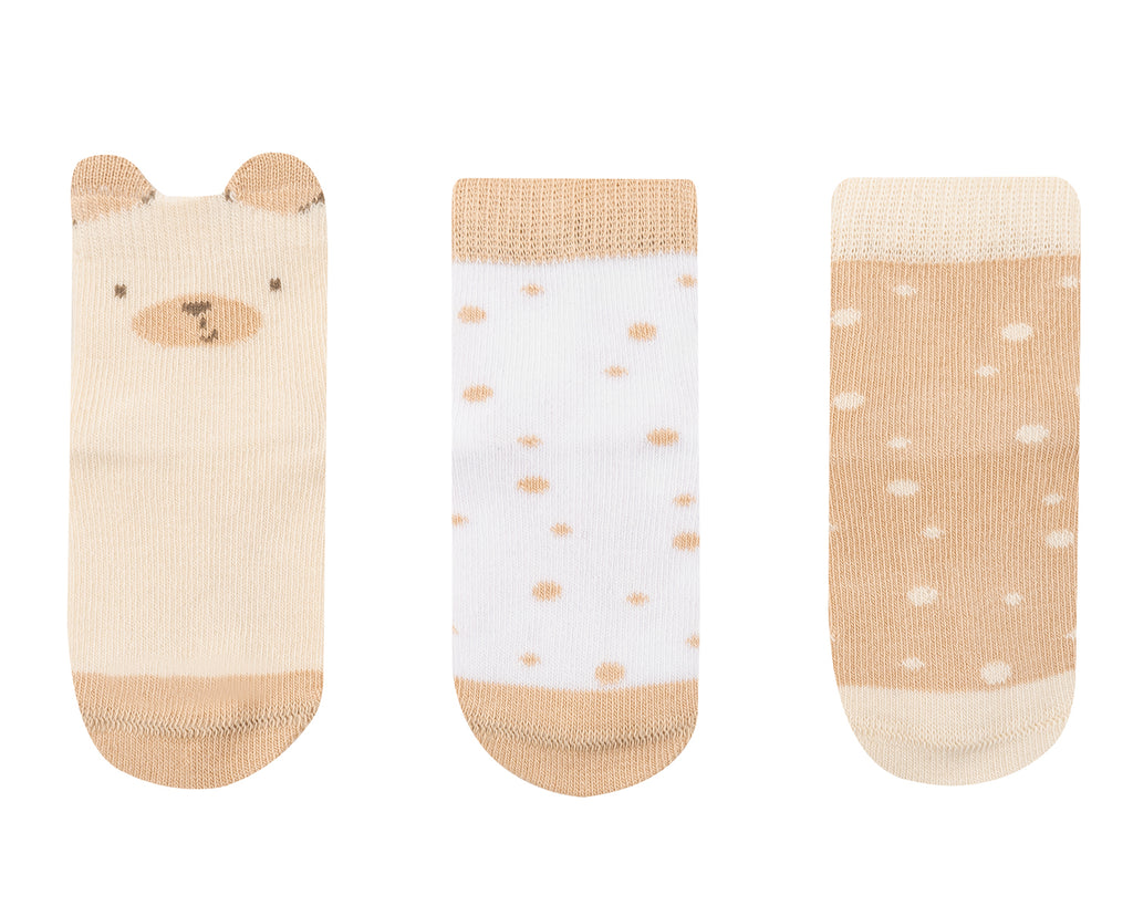 Бебешки чорапи с 3D уши My Teddy 2-3г by Kikkaboo