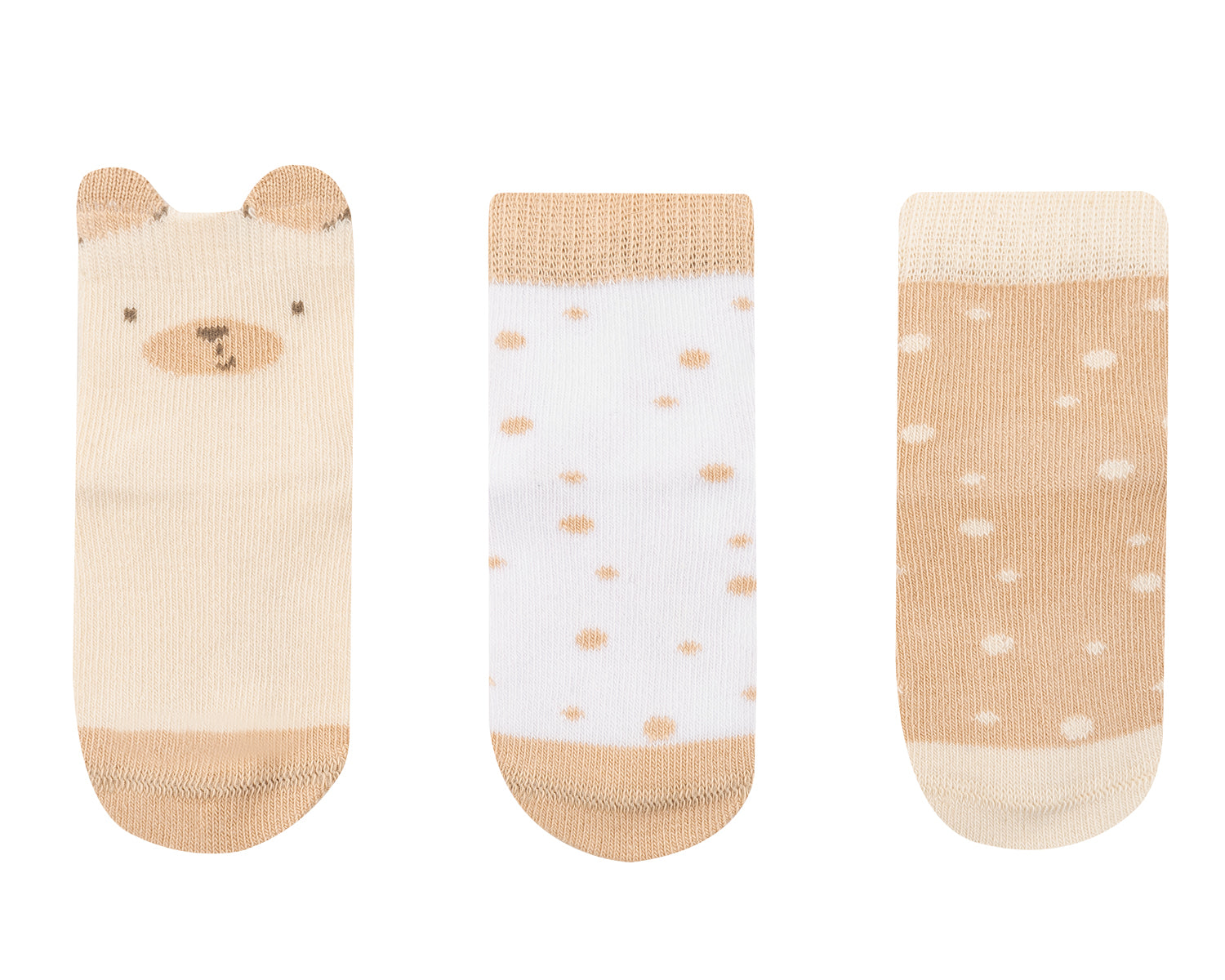 Бебешки чорапи с 3D уши My Teddy 2-3г by Kikkaboo