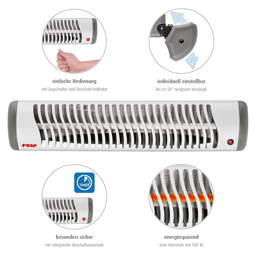 19040 Reer EasyHeat нагревател за маса за преповиване by Reer