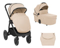 Комбинирана количка 2в1 с кош за новородено Naya Beige by Kikkaboo