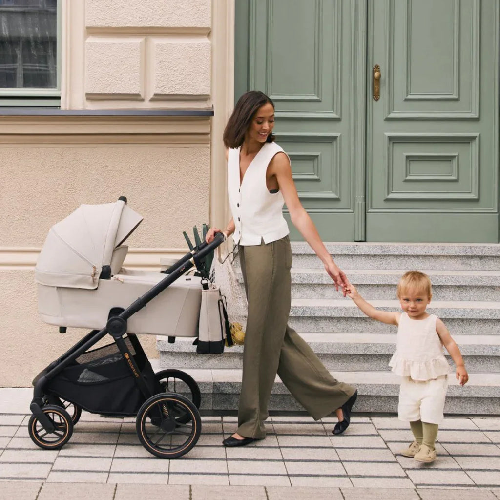 KinderKraft бебешка количка 2в1 NEA 2.0 BIZUU WHISPER DUNE by KinderKraft