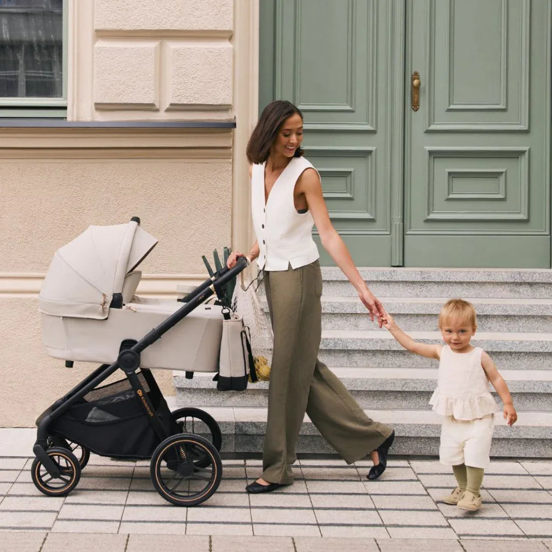 KinderKraft бебешка количка 2в1 NEA 2.0 BIZUU WHISPER DUNE by KinderKraft