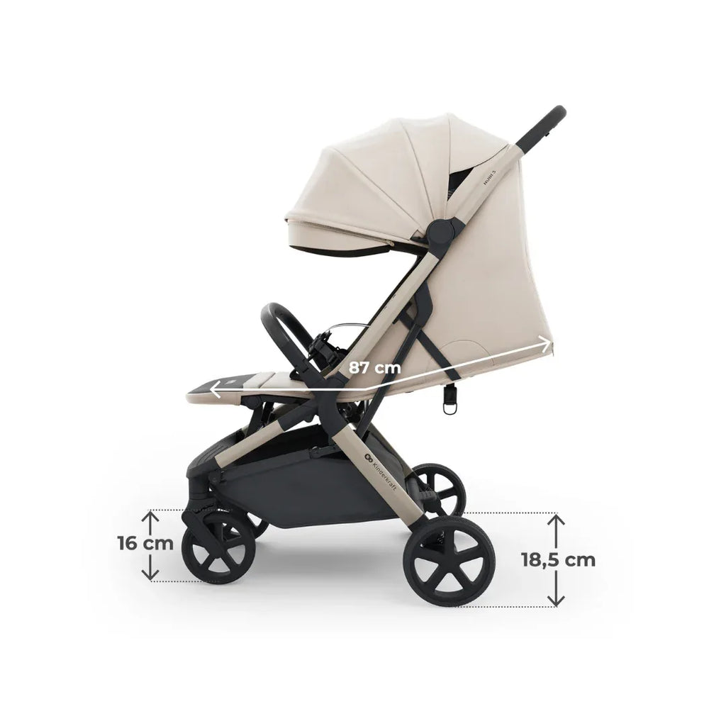 Kinderkraft NUBI 3 бебешка количка SAND BEIGE by KinderKraft