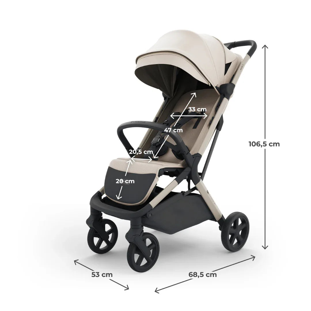 Kinderkraft NUBI 3 бебешка количка SAND BEIGE by KinderKraft