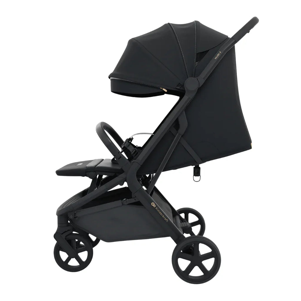 Kinderkraft NUBI 3 бебешка количка MIDNIGHT BLACK by KinderKraft
