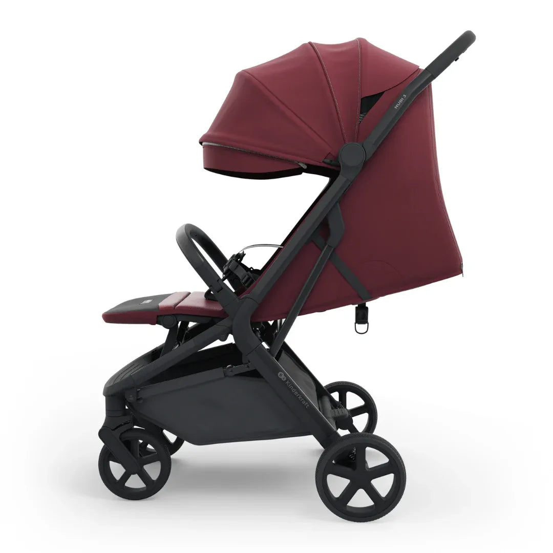 Kinderkraft NUBI 3 бебешка количка DARK RUBY by KinderKraft
