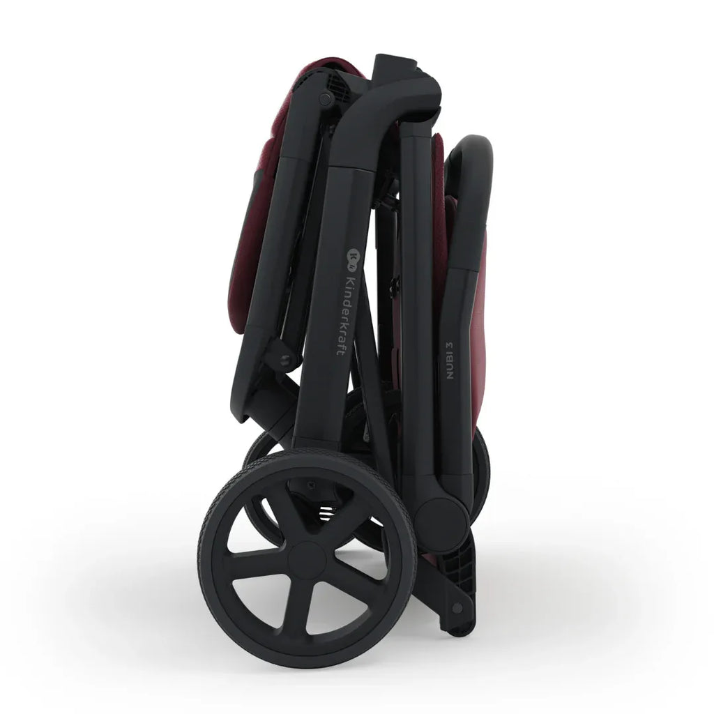 Kinderkraft NUBI 3 бебешка количка DARK RUBY by KinderKraft