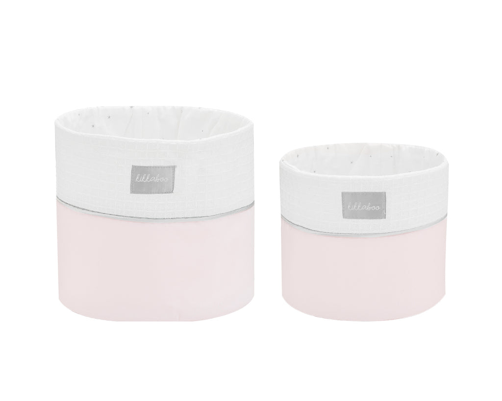 Комплект кош за аксесоари 2 бр - 22см и 18см Dream Big Pink by Kikkaboo